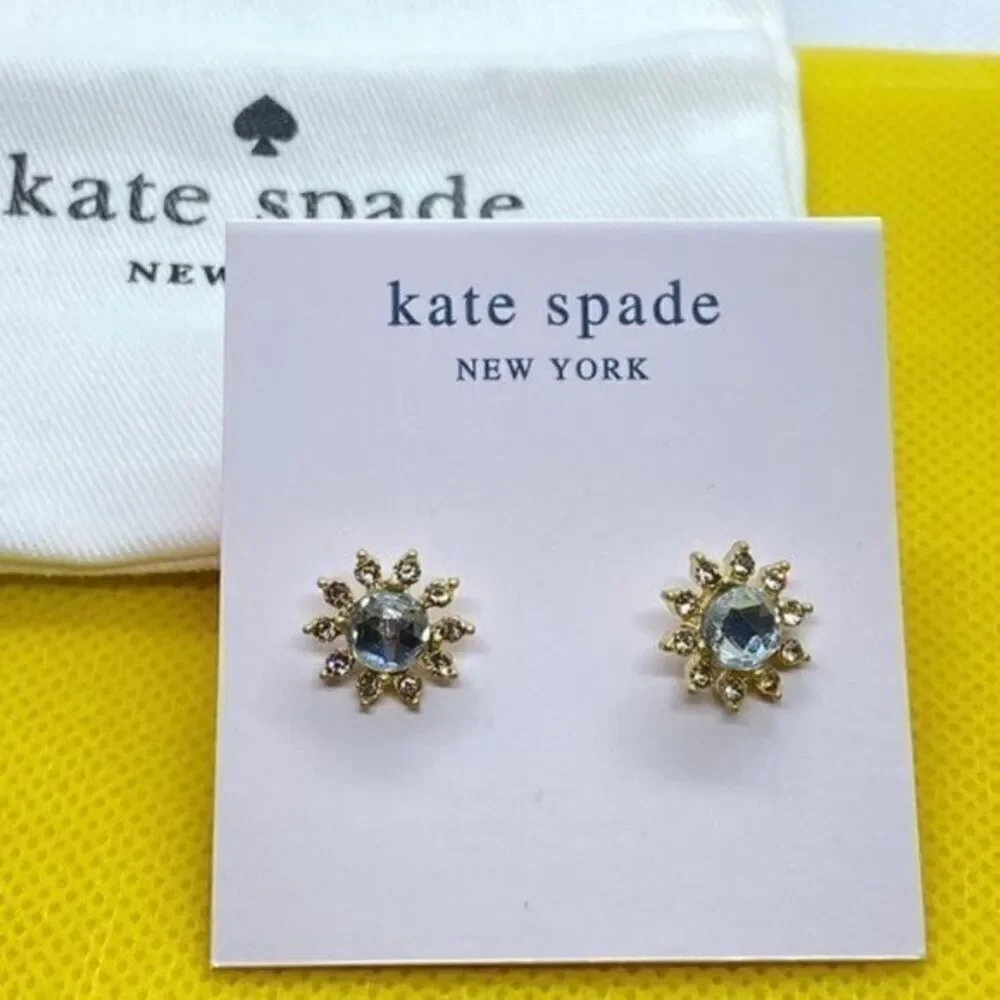 Kate Spade•Pearl and CZ‎ dual sided earrings